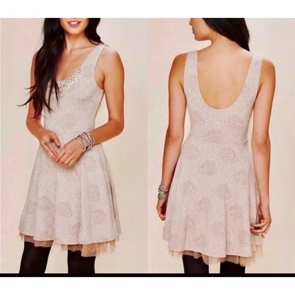 FREE PEOPLE Rock Princess‎ Fit n Flare Dress - Picture 7 of 7